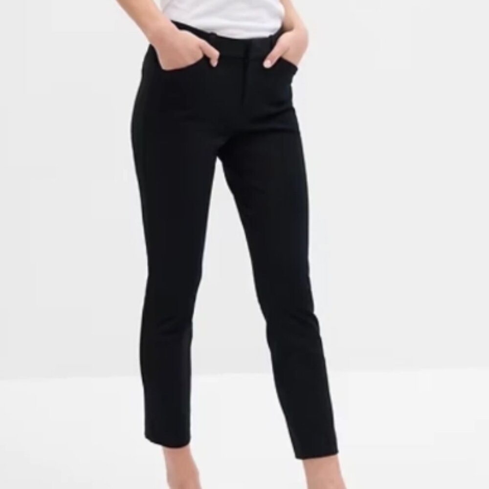 GAP Black Signature Skinny Ankle Pants